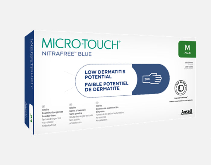 MICROTOUCH®NitraFree™ Powder-Free,Non-Sterile,Blue