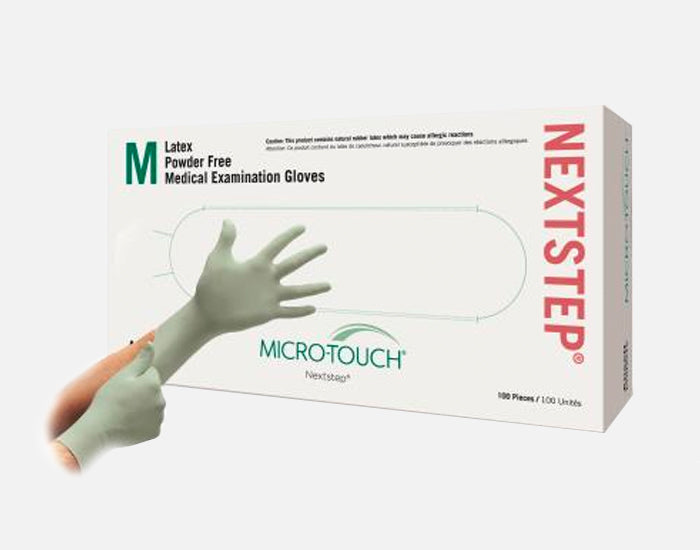 MICROTOUCH®NextStep®Natural Rubber LTX,PWR-Free,NON-Sterile,Green
