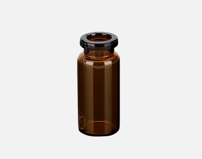 6R Amber Sterile Vials, Nest In Tub, RTU