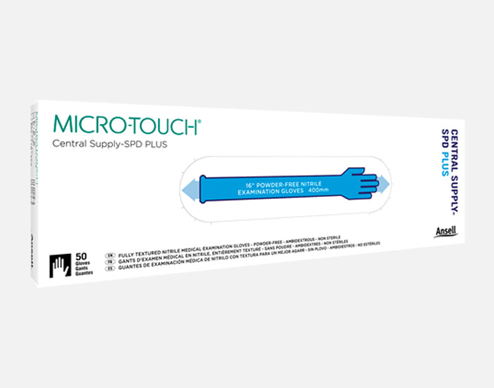 MICROTOUCH®Central Supply – SPD Plus,Powder-Free,NON-Sterile,Blue
