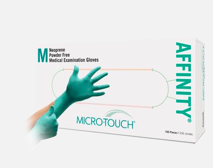 MICROTOUCH®Affinity™Neoprene,Powder-Free,NON-Sterile,Green