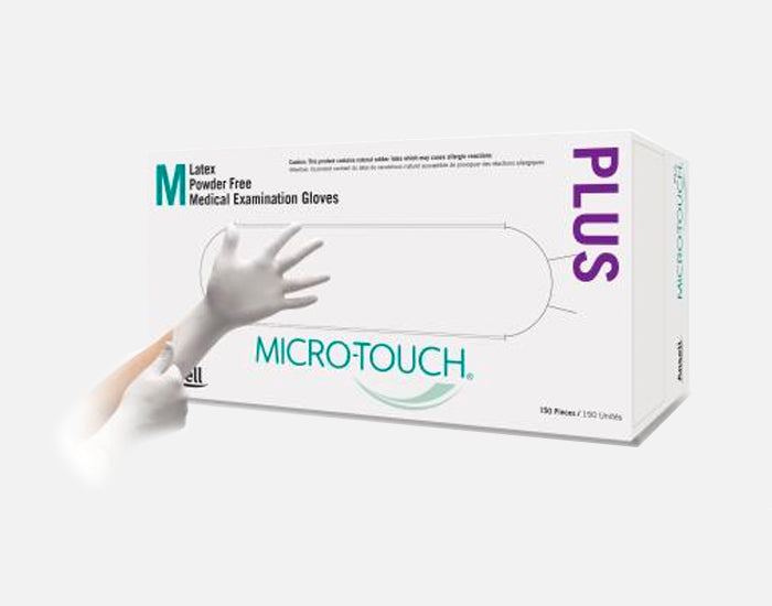 MICROTOUCH®Plus Natural Rubber Latex,Powder-Free,NON-Sterile,Cream