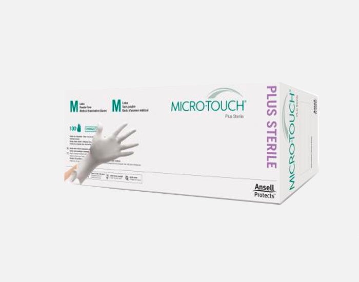 MICROTOUCH®Plus Sterile,Natural Rubber Latex,Powder-Free,Cream