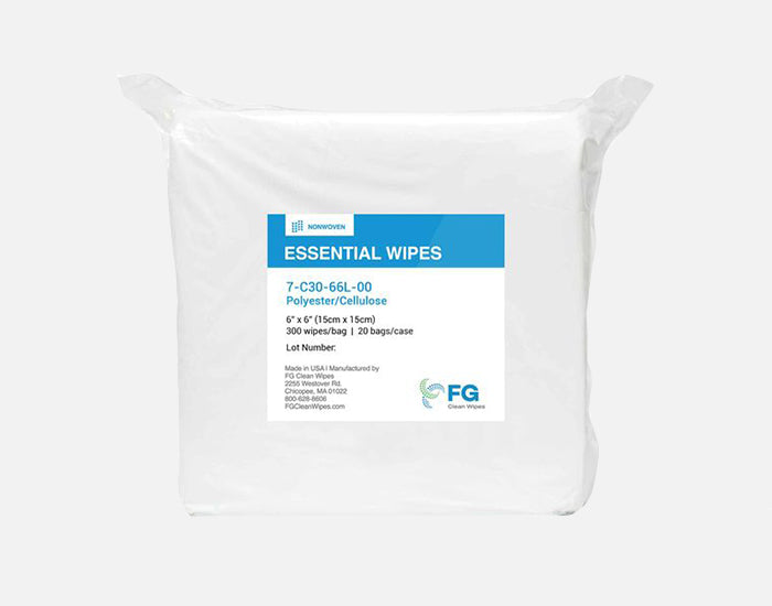 Non-Sterile Poly/Cellulose Wiper, 12″ x 12″