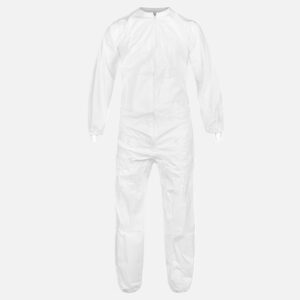 CleanMax® Coverall Zip Tunel Elas Bk Wr Ank Zip closure