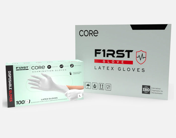 Core Latex Examination Gloves