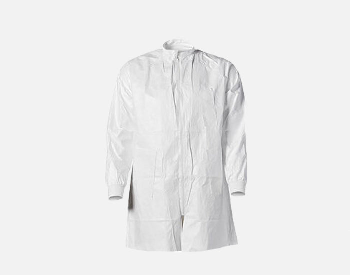 Dupont Tyvek Isoclean Labcoat, Mandarin Collar