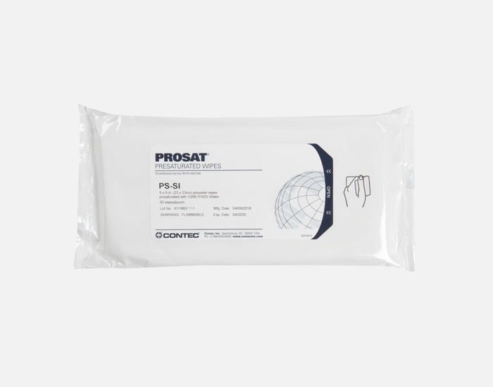 PROSAT® PS-Si Delta™ Wipes Presaturated with 10% IPA and 90% DI water