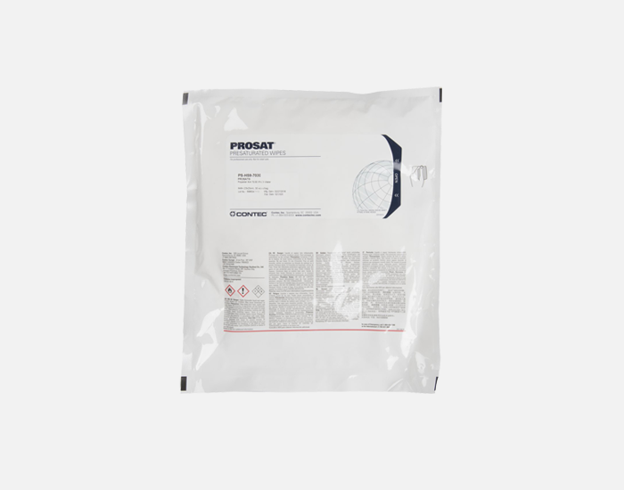 PROSAT® Polyester Heatseal wipes presaturated with 70% IPA/30% DI Water, 12″ x 12″ (30 x 30cm)