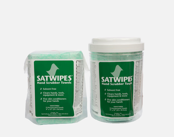 SATWipes® Hand Scrubber Towel wipes, 9″ x 12″ (23 x 30cm)