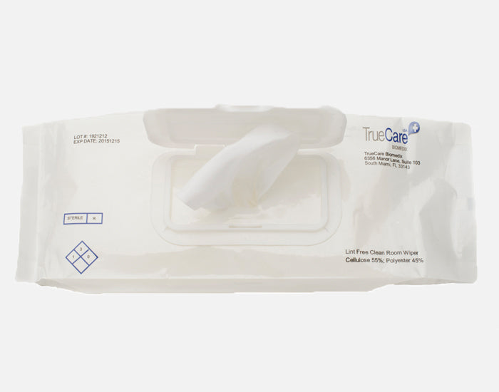 Sterile Wiper, Low Linting, Isopropyl Alcohol 70% Saturated